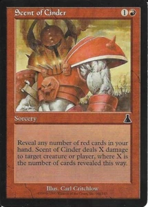 MTG: SCENT OF CINDER Urza's Destiny PROMOTIONAL; played, Excellent condition x1 - Picture 1 of 2