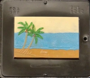 Molde de caramelo de chocolate para tarjeta Beach Island Paradise 1272 NUEVO - Imagen 1 de 2