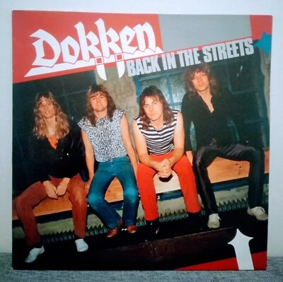 Dokken – Back In The Streets 1989 Original pressing. RED Vinyl. LP is Excellent+ - Image 1 of 4