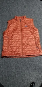 Patagonia Men's Nano Puff Lightweight Insulated Burnished Red Vest. Size XXL - Picture 1 of 3