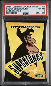 2024 FLEER RETRO LOONEY TUNES ULTRABILITIES #25 COUNT BLOODCOUNT PSA 8 NM-MT - Picture 1 of 2