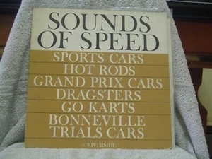 HOT RODS / DRAGSTERS SOUNDS OF SPEED RIVERSIDE MONO LP ORIGNAL SOUND EFFECTS - Picture 1 of 1