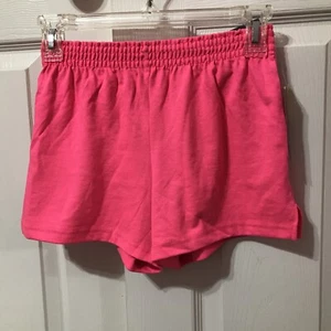 SOFFE Girls Pink Cotton Candy Cheer -Dance - Active Pull On Shorts NWT Size L - Picture 1 of 3
