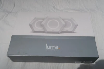 NEW IN BOX Luma Whole Home WiFi 3 Pack White New Open Box #261 - Image 1 of 4