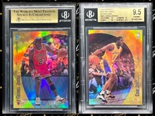 1998-99 Mystery Finest Michael Jordan E. Jones REFRACTOR BGS 9.5 (10,10,10,8.5)