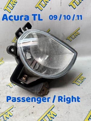 09-11 Acura TL Fog Light w Plastic Bracket PASSENGER RIGHT 2009 2010 2011 10 - Image 1 of 4