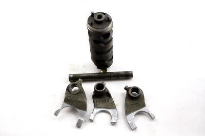 shifter forks and drum 2001 Honda XR100R XR 100 shift Transmission  OEM - Image 1 of 4