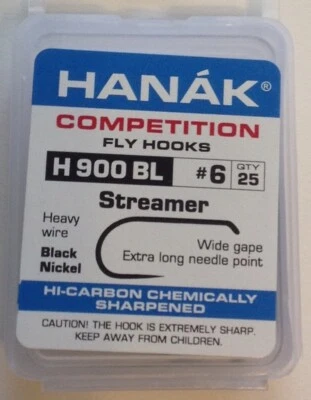 Ganchos transmisores Hanak Competition Barbless para atar moscas #H900BL Foto 1 de 4