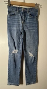 ART CLASS Girls Adjustable Waist Distressed Jeans Size 6 - Picture 1 of 4