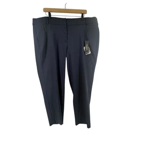 Lane Bryant NUEVO Pantalones Talla 22 The Allie Pantalón al Tobillo Elástico Azul Marino Carrera - Imagen 1 de 4