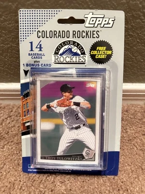Новый Topps Colorado Rockies 2009 команды набор 14 карт + 1 бонусная карта ~ новый в упаковке ~ - Изображение 1 из 2