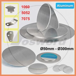 Aluminum Sheet Plate Round Blank Discs Thick 0.5mm -10mm Diameter Ø50mm - Ø300mm - Picture 1 of 21