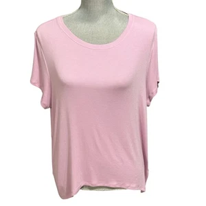 Athleta With Ease Tee - Size Medium - Short Sleeve Lightweight Pink Shirt / Top - Picture 1 of 9
