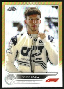 2022 Topps Chrome Formula 1 Gold Refractors #45 Pierre Gasly /50 - Bild 1 von 2