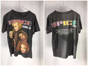 Vintage Spice Girls 90s Band Basic Kurzarm schwarz 2 Seiten Shirt - Bild 1 von 1