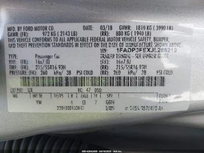 Conjunto de filtro de aire usado se adapta a: Ford Focus 2018 1,5 grado A Foto 1 de 4