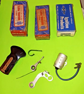 42 43 44 45 46 47 48 49 50 51 52-57 WILLYS JEEP POINTS & CONDENSADOR & ROTOR IAD  Foto 1 de 4