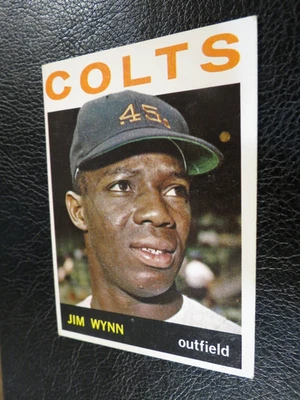 Juego de béisbol 1964 Topps #38 Jim Wynn RC, Houston Colt años 45, en muy buen estado/en muy buen estado Foto 1 de 4