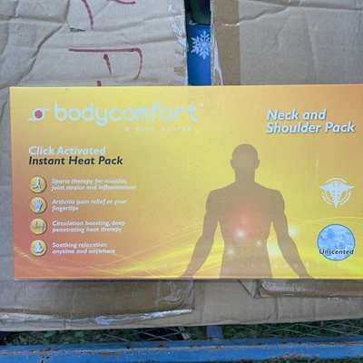 Body Comfort Neck & Shoulder Pack click activated instant heat pack muscles sore - Image 1 of 4