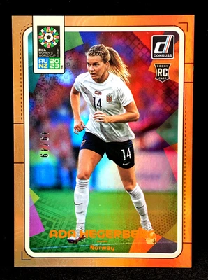 Ada Hegerberg 2023 Panini Donruss FIFA Womens ORANGE /49 SP #216 Norway - Image 1 of 2