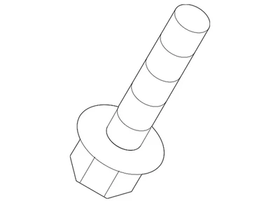 Оригинальный выхлопной болт и пружина Toyota 90109-A0013 - Изображение 1 из 2