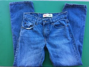 Boys Levi's 505 Denim Jeans Pants - Size 12 REG - Picture 1 of 2