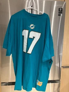 Ryan Tannehill Miami Dolphins Majestic green t shirt 4XL Big XXXXL 4XLB NWT - Picture 1 of 3