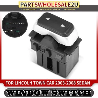 Front Right/ Rear Power Door Window Switch for Lincoln Town Car 2003 2004-2008 - Image 1 of 4