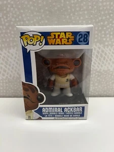 Star Wars Admiral Ackbar Bobble Head Funko Pop! Vinyl #28 NEW - Picture 1 of 3