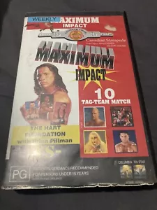 Maximum Impact Wwf Vhs 1997 Wrestling Ex Rental Very Rare UNTESTED - Picture 1 of 2