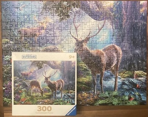 Ravensburger Great Outdoor - DEER IN THE WILD - 300 Piece Puzzle - Pre-Owned - Picture 1 of 2