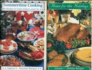 VINTAGE BOOK - SC-COOK BOOK LOT - 7 COOKBOOKS - HOLIDAY RECIPIES - SWEET ENDINGS - Imagen 1 de 4