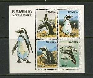 F029 Namibia 1997 fauna aves jackass pingüinos hoja MNH - Imagen 1 de 1