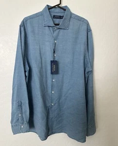 New Polo Ralph Lauren Light Denim Button-Down Shirt | XXL | Blue - Picture 1 of 8