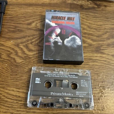 Miracle Mile Motion Picture Soundtrack Cassette- Tangerine Dream 1989 Private - Image 1 of 3