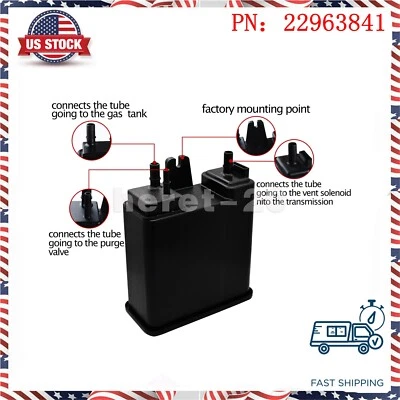 For Cadillac Escalade ESV EXT GMC Yukon XL Chevy Hummer Vapor Canister 22963841 - Image 1 of 4