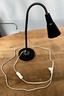 IKEA KVART Lampa robocza Czarna Lampa stołowa Obrotowa łabędzia szyja