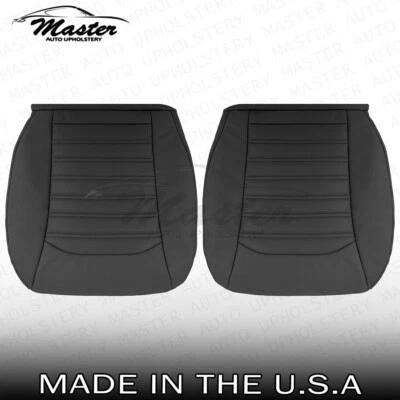 Cubierta de asiento de cuero negra perforada inferior izquierda y derecha Ford Edge 2013-2017 Foto 1 de 4