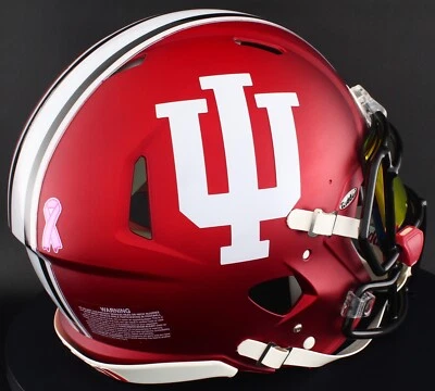 INDIANA HOOSIERS NCAA Riddell Speed Full Size AUTHENTIC Football Helmet - Image 1 of 4