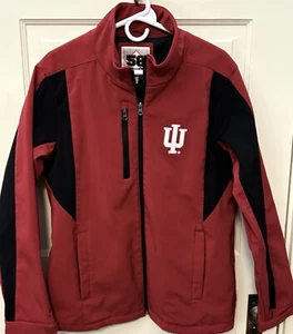 Indiana University Hoosiers Full Zip Jacket - Size Adult Small - Picture 1 of 4