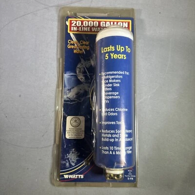 Watts Inline Filter 20000 gal In Line Water Filter Made in USA 5 Year NOS - Image 1 of 4