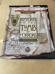 AD&D Return to the Tomb of Horrors Box Set - Dungeons Dragons TSR 1162