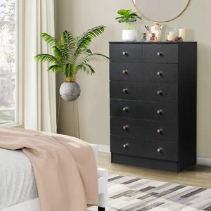 Chest of Drawers 40" Tall Storage Cabinet with 7 Drawers for Bedroom,Living Room - Picture 1 of 10