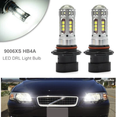 9006XS HB4A Led DRL Bulbs Daytime Running Light for Volvo S60/V70 R S80 Bi-Xenon - Image 1 of 4