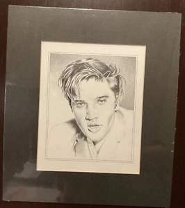 Vintage - Elvis Presley By Betty Harper Drawing Still Sealed (12”x10”). - Picture 1 of 3