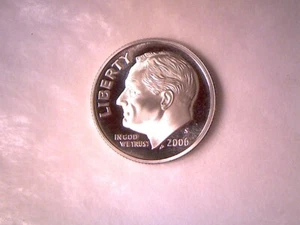 Moneda de diez centavos Roosevelt S 10C 2006 a prueba - **¡Envío gratuito** en stock!!!¡! - Imagen 1 de 2