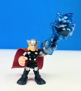 Playskool Marvel Super Hero Adventures Power Up Thor Figure - Picture 1 of 9