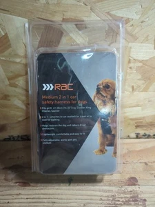 RAC Dog Car Harness Size Medium 41-58cm 2 In 1 Safety Vehicle Restraint New - Picture 1 of 3