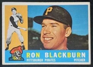 1960 Topps #209 Ron Blackburn Pittsburgh Pirates - EX - Picture 1 of 2