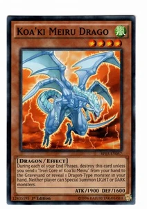 Yugioh - 1X Koa'ki Meiru Drago - Shatterfoil Raro - 1ª Edición - BP03-EN057 - CASI NUEVO - Imagen 1 de 2